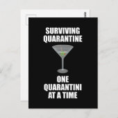 の生き延び検疫を一度に1回 ポストカード (正面/裏面)