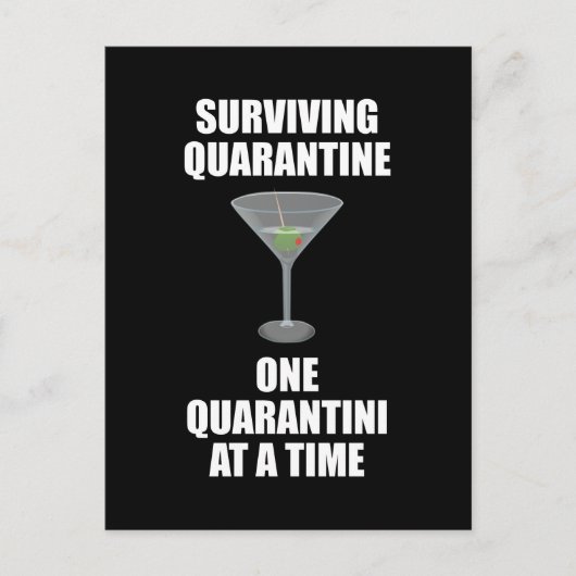 の生き延び検疫を一度に1回 ポストカード (正面)