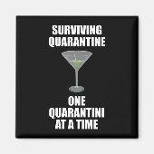 の生き延び検疫を一度に1回 マグネット (正面)