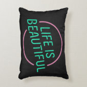 🔠の生命はです美しいポリエステル枕16" x12 " アクセントクッション (正面(垂直))