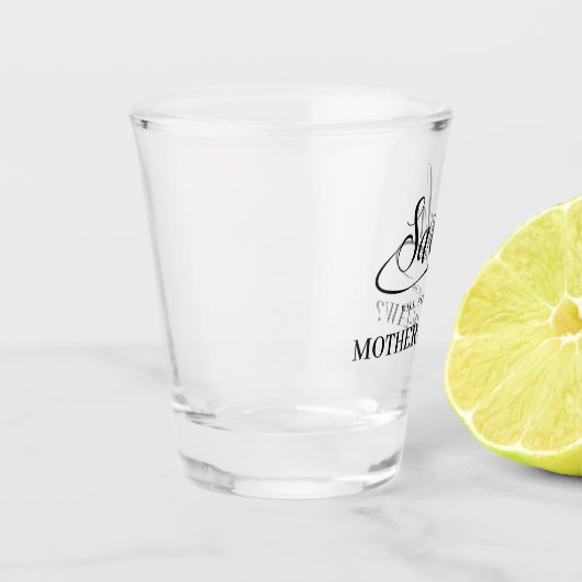 の申結婚出母法手書きスクリプト ショットグラス (左)