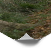 ～の町の近くの田舎の未舗装の田舎道 ポスター (角)