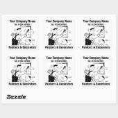 の画家と装飾者の情報 スクエアシール (シート)