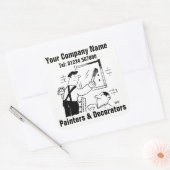 の画家と装飾者の情報 スクエアシール (封筒)