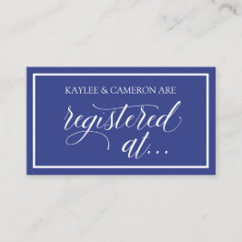 の登結婚録/カードに登録 – 青王室の色 エンクロージャーカード