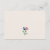 の登結婚録QRコード山花国フローラ エンクロージャーカード (裏面)