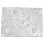 の白結婚いサテンダマスクの名前 ラージペーパーバッグ (裏面)