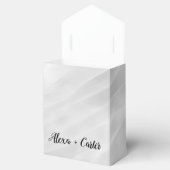 の白結婚大理石抽象芸術 フェイバーボックス (オープン)