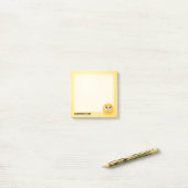 の目転がの顔 ポストイット (デスク上)