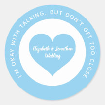 の社会的結婚配達青いハート色コード