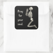 の祈スケルトンのシール スクエアシール (バッグ)