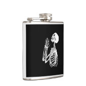 の祈フラスコのスケルトン フラスク (右)