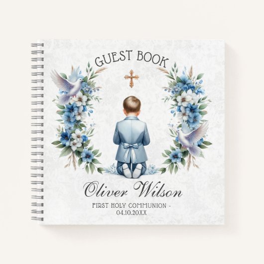 の祈ボーイファーストホリーコミュニオンゲストブック ノートブック (正面)