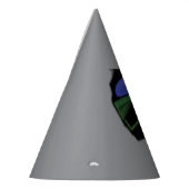 の祈マンティスが穴から覗いている パーティーハット (左)