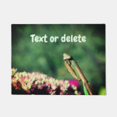 の祈マンティスが近づパーソナライズされたく ドアマット (正面)