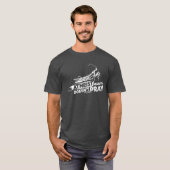 の祈マンティス無神論者かわいい昆虫のギャグ Tシャツ (正面フル)