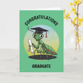 の祈マンテパーソナライズされたス卒業 カード (黄色い花)