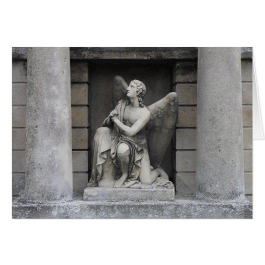 の祈天使の彫刻 (正面横)