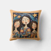 の祈天使の装飾装飾用クッション クッション (裏面)