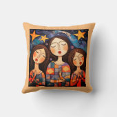 の祈天使の装飾装飾用クッション クッション (裏面)