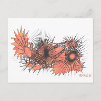 の祈抽象芸術婦人はがき ポストカード