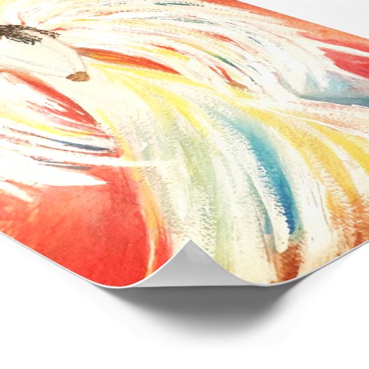 の祈Angel Premium Canvas Poster (5 x 7) ポスター (角)