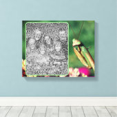 の祈Mantisが自分の写真を作成 キャンバスプリント (インサイチュ (ウッドフロア))