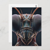 の祈Mantisクローズアップマクロ ポストカード (正面/裏面)