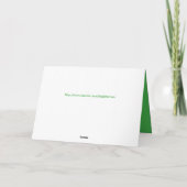 の祈Mantis Christmas Card W/名パーソナライズされた付 シーズンカード (裏面)