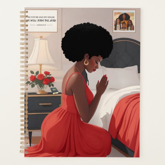 の祈Mother Hardcover月次プランナー8.5"x11" プランナー手帳 (正面)