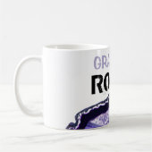 *~*の祖母の瑪瑙はLapidaryの石を揺すります コーヒーマグカップ (左)