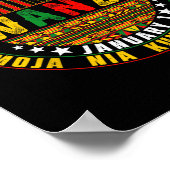 の祝クワンザキナーラプリンシプルキャンドルパン ポスター (角)