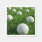 の祝ゴルファーの夢の誕生日 スタンダードカクテルナプキン (正面)