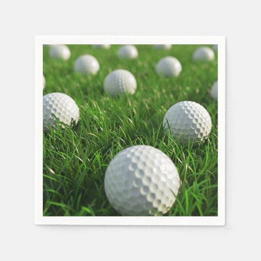 の祝ゴルファーの夢の誕生日 スタンダードカクテルナプキン (正面)