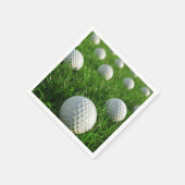 の祝ゴルファーの夢の誕生日 スタンダードカクテルナプキン (角)