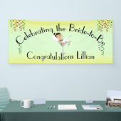 の祝ブルネット花嫁のシャワー/パーティー 横断幕 (トレードショー)