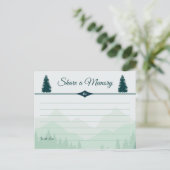 の祝ライフグリーンフォレストパインズ共有メモリ インビテーションポストカード (スタンド正面)