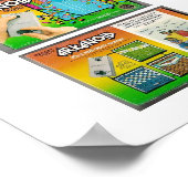 の祝ヴィンテージ ポスター (角)