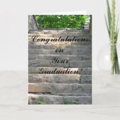 の祝卒業 カード (正面)