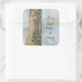 の祝女神ステッカー スクエアシール (バッグ)