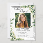 の祝生活招待状メモリアル・サービス 招待状 (正面)