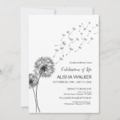 の祝生活招待状メモリアル・サービス 招待状 (正面)