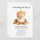 の祝生活招待状メモリアル・サービス 招待状 (正面/裏面)