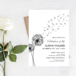 の祝生活招待状メモリアル・サービス 招待状