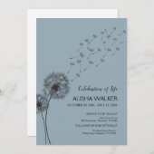 の祝生活招待状メモリアル・サービス 招待状 (正面/裏面)