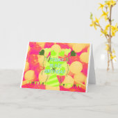 の祝私の喜びの誕生日恵み カード (黄色い花)