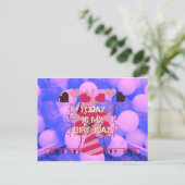 の祝私の喜びの誕生日恵み ポストカード (スタンド正面)