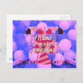 の祝私の喜びの誕生日恵み ポストカード (正面/裏面)