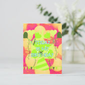 の祝私の喜びの誕生日恵み ポストカード (スタンド正面)