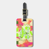 の祝私の喜びの誕生日恵み ラゲッジタグ (正面縦)